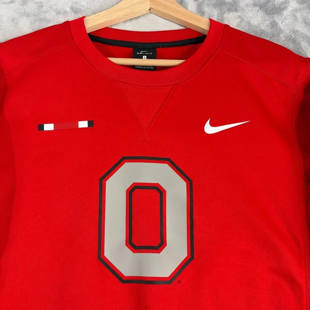 Ohio State Buckeyes Men's Small Nike Legacy Crewneck Sweatshirt Red